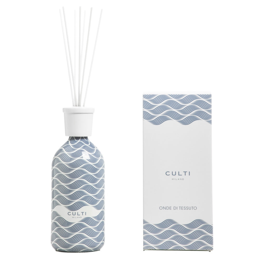 Diffusore Onde di Tessuto 500ml – Design raffinato e materico per ambienti contemporanei | Culti Milano