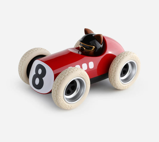 Egg Hardy | Playforever — Roadster rosso brillante