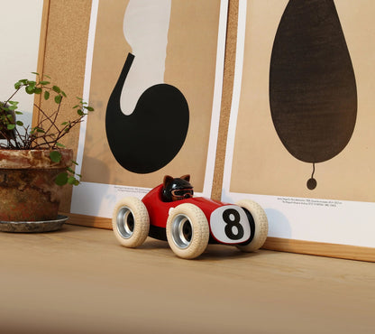Egg Hardy | Playforever — Roadster rosso brillante