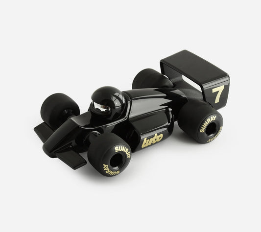 Turbo Jet | Playforever — Mini auto da corsa rossa design retro