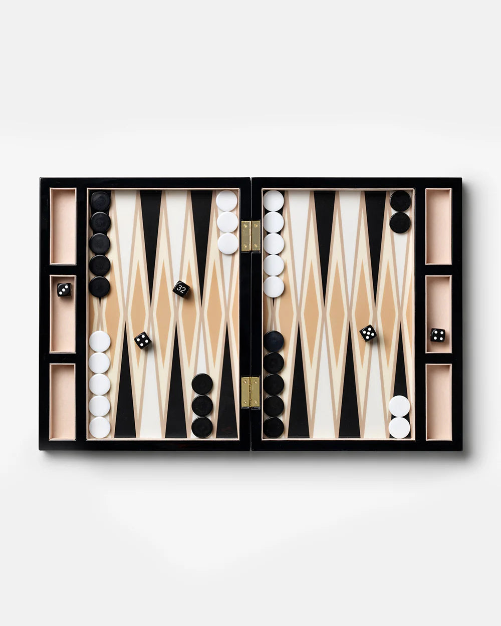Lacquered Backgammon – Set elegante da tavolo in legno laccato | Printworks