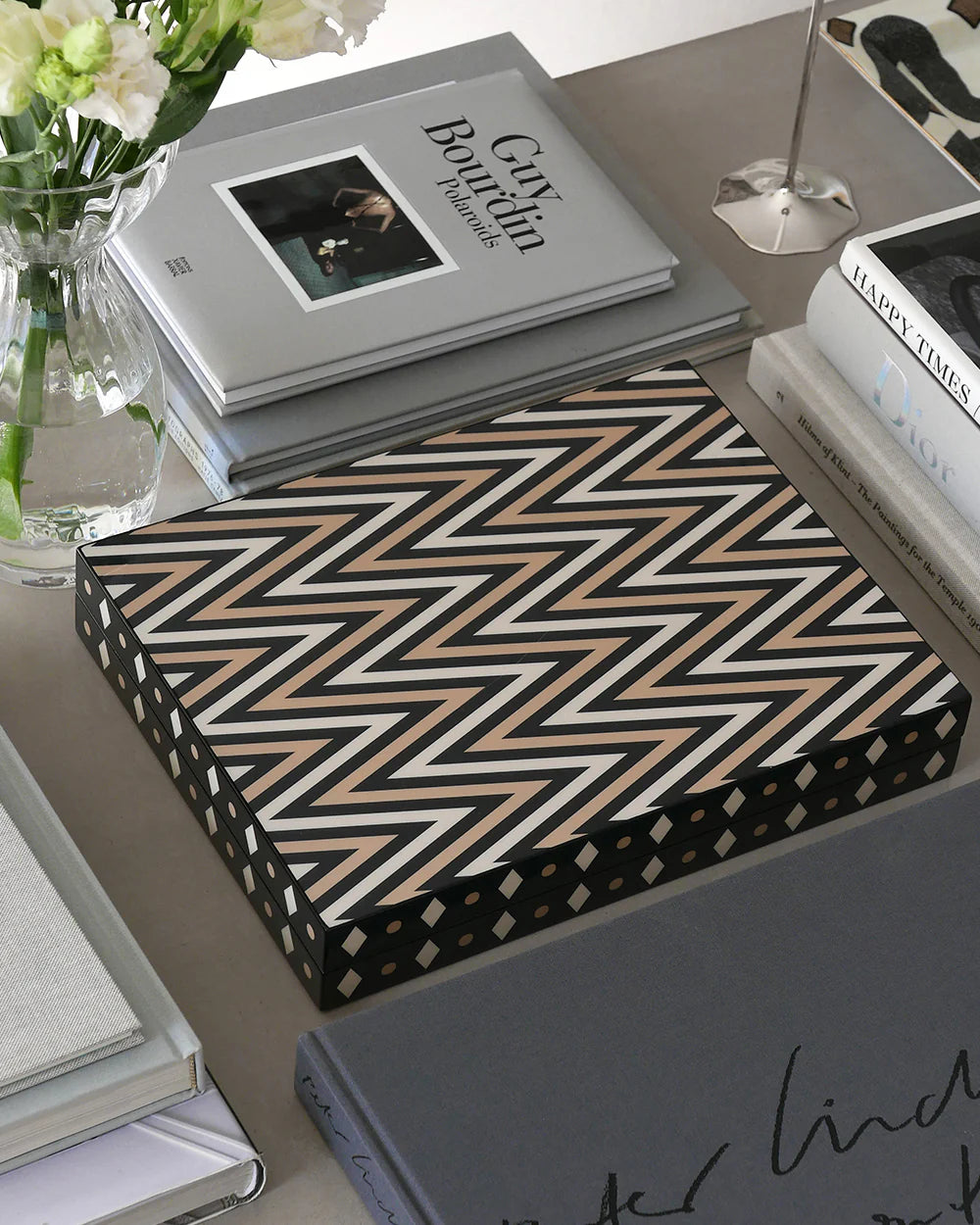 Lacquered Backgammon – Set elegante da tavolo in legno laccato | Printworks