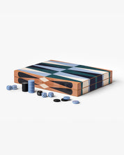 Lacquered Backgammon – Set elegante da tavolo in legno laccato | Printworks