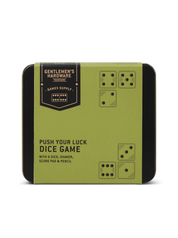 Push Your Luck Dice Game – Divertimento a dadi con astuccio in latta | Gentlemen’s Hardware