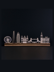 Sbam Design Skylight Maxi Londra– Lampada in plexiglas e legno, design moderno