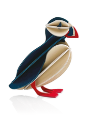 Lovi Puffin – Pulcinella di Mare in Legno Dark Blue | Lovi