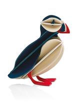 Lovi Puffin – Pulcinella di Mare in Legno Dark Blue | Lovi