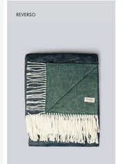 Plaid Cromia Reverso – Morbidezza Naturale e Design Bicolore | INNBAMBOO