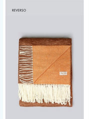 Plaid Cromia Reverso – Morbidezza Naturale e Design Bicolore | INNBAMBOO