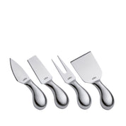 Piave Set 4 Coltelli per Formaggio – Utensili per Taglieri, Aperitivi e Degustazione | Cilio