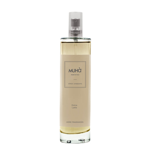 Spray Ambiente Dolce Latte – Latte fresco e vaniglia calda per un’atmosfera avvolgente, dolce e persistente in casa e tessuti | Muhà