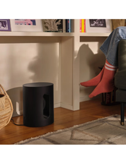 Sub Mini Black – Subwoofer Compatto Wireless per Bassi Potenti | Sonos