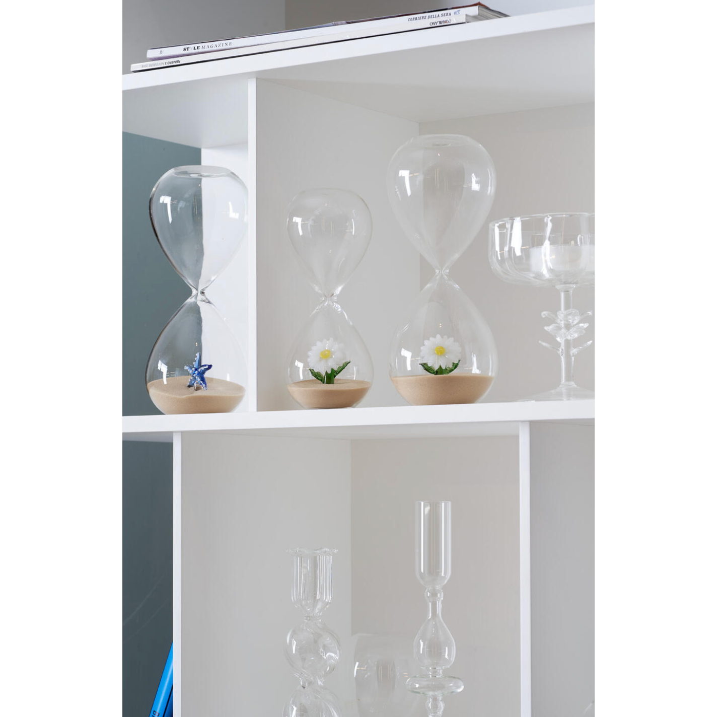 Clessidra Galbiati Milano Flow – vetro borosilicato soffiato a bocca con Cactus 5mn
