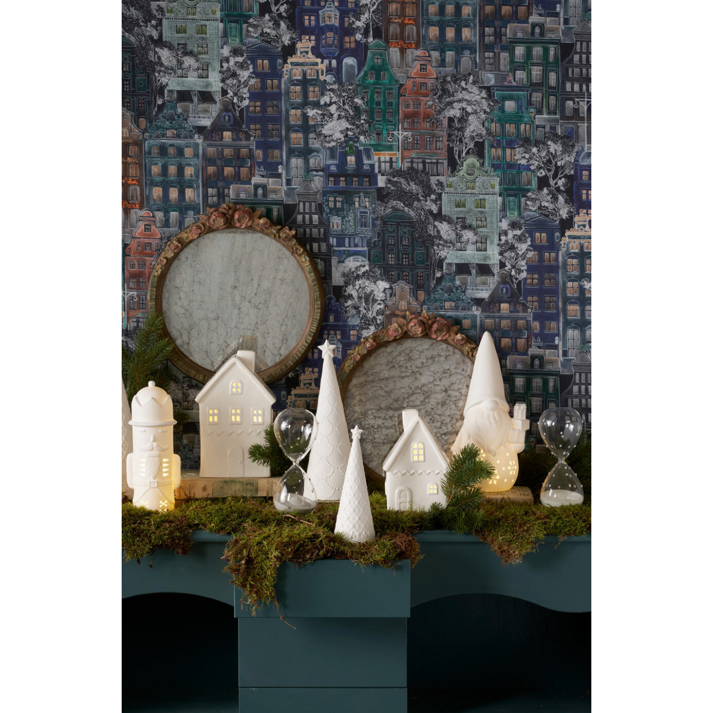 Clessidra Galbiati Milano Incanto – vetro borosilicato a pois, sabbia argento, 30 minuti