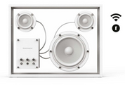 Transparent Speaker White + Wi‑Fi Module – Audio Multiroom Trasparente
