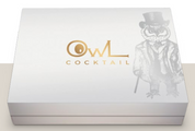 Cofanetto regalo OWL – Set cocktail con bicchiere, paletta e cioccocaviale Venchi