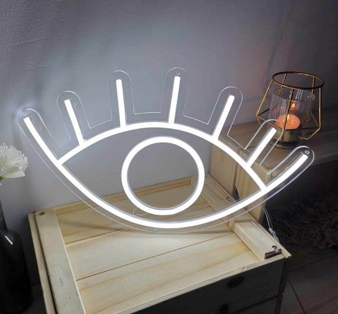Eye Neon Sign – Insegna Luminosa a LED da Parete con Design Mistico – CandyShock