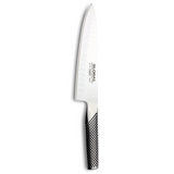 Global G-77 Coltello da Chef 20 cm – Lama scanalata CROMOVA 18 antiaderente
