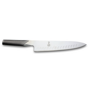 Global G-77 Coltello da Chef 20 cm – Lama scanalata CROMOVA 18 antiaderente