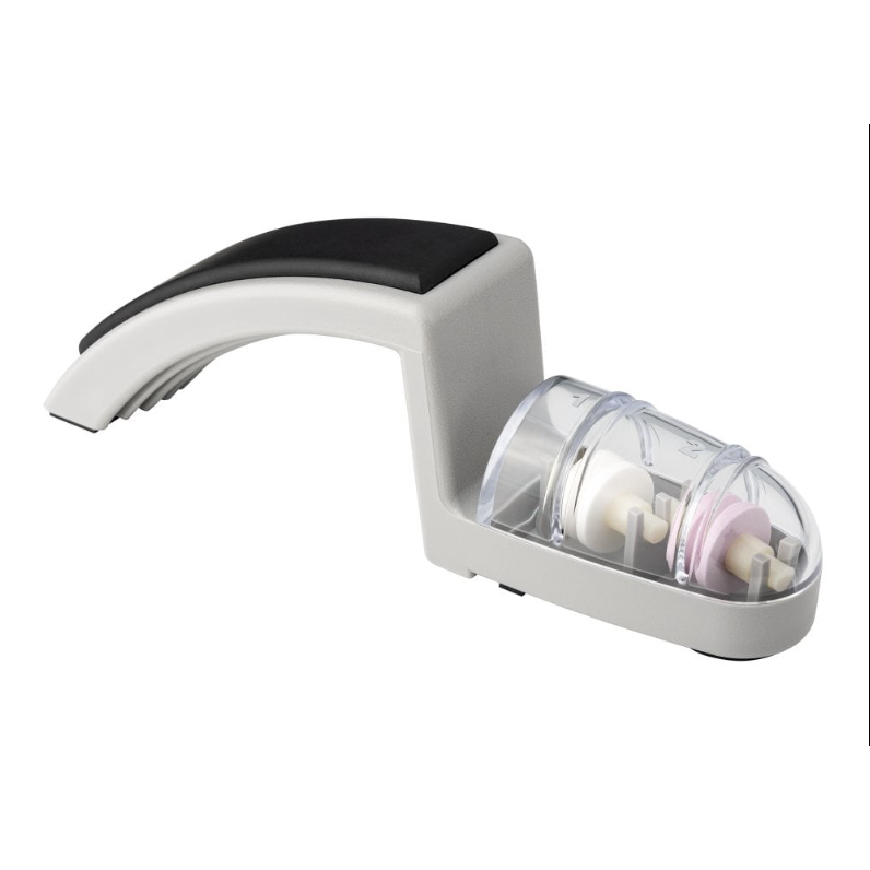 Global MinoSharp SH‑220/GB Shinkansen Sharpener – 2 fasi ceramiche, bordo costante – Global