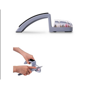 Global MinoSharp SH‑220/GB Shinkansen Sharpener – 2 fasi ceramiche, bordo costante – Global