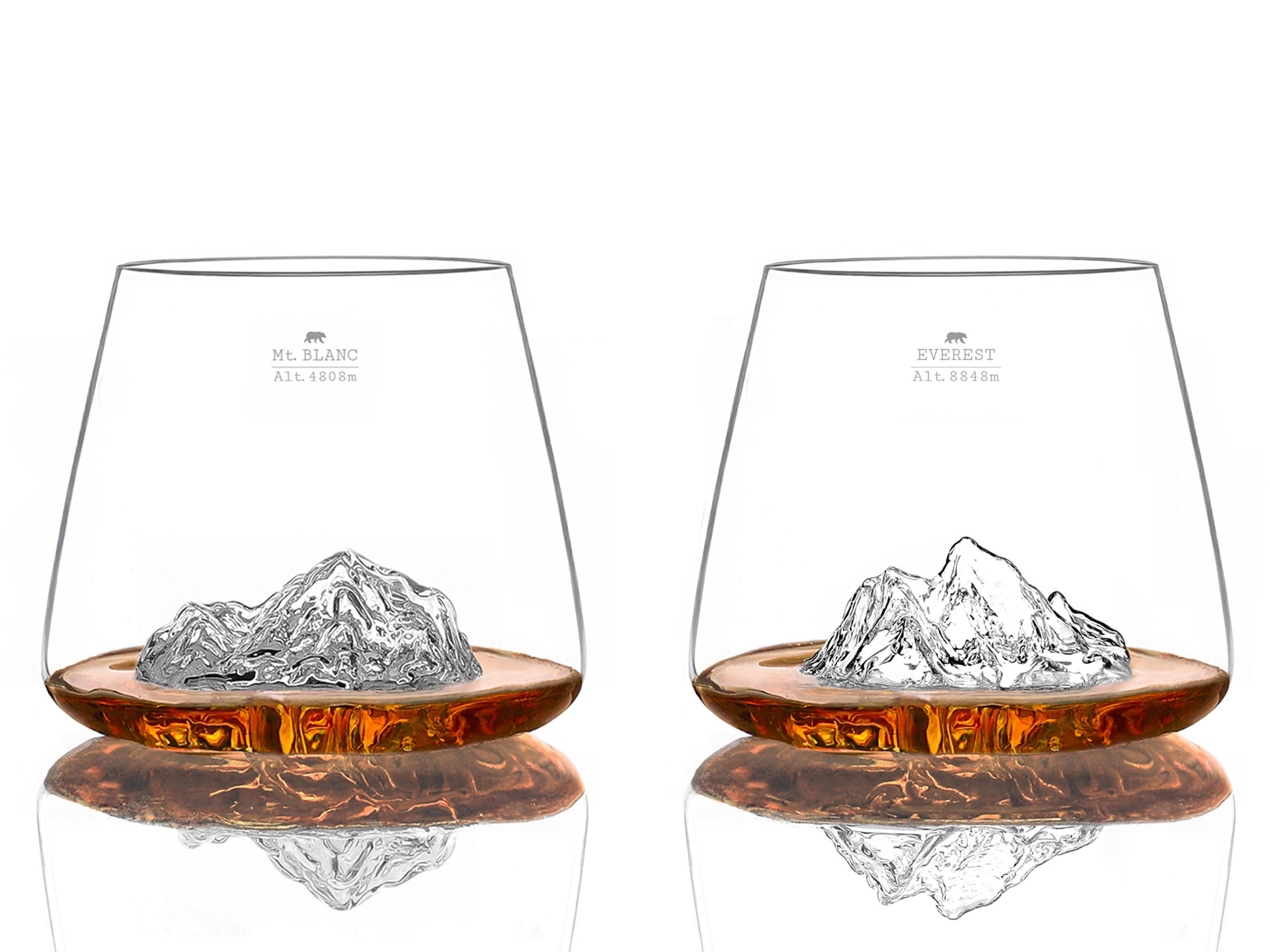 Set 2 Bicchieri TOPOGRAPHIC – Rilievi 3D | Alaskan Maker