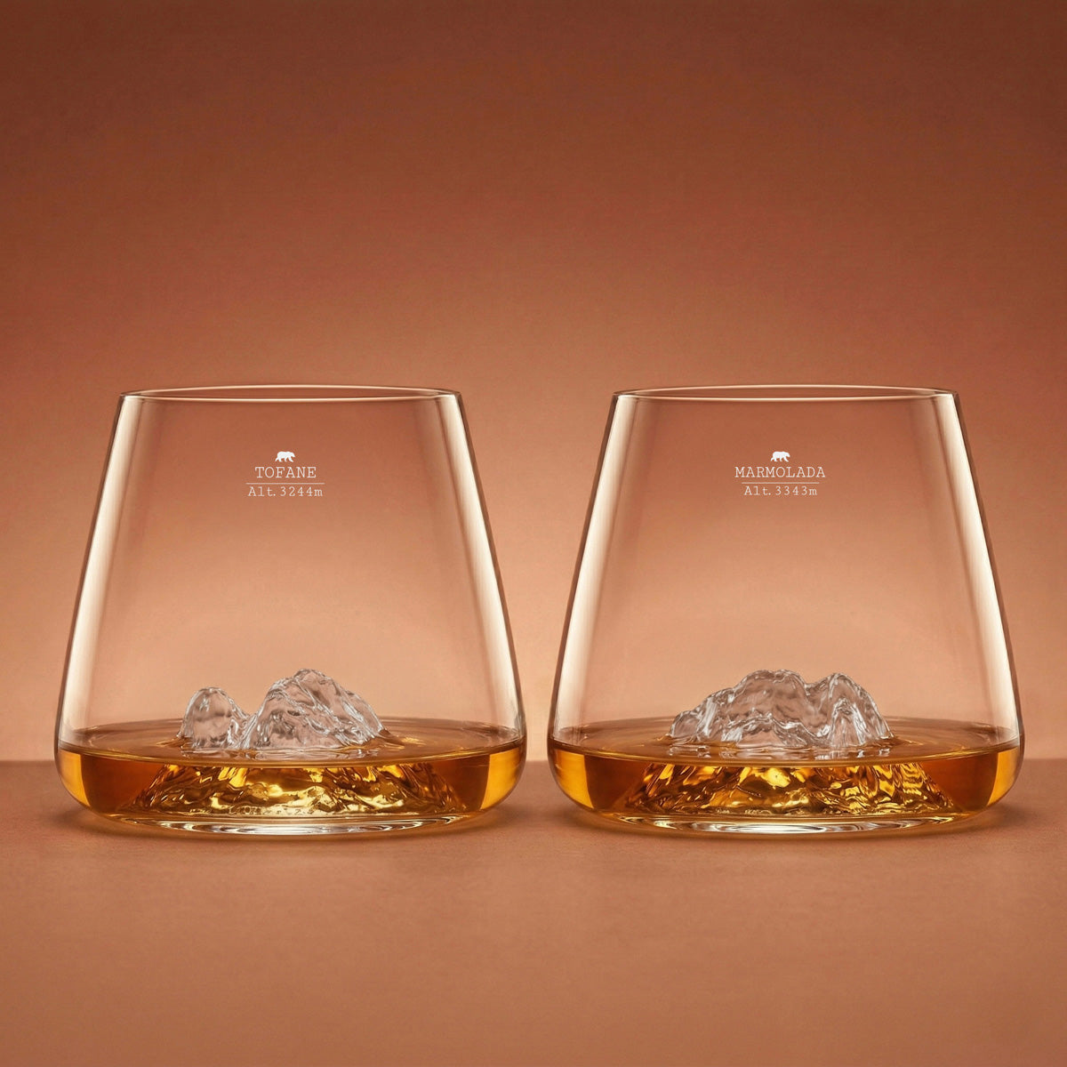 Set 2 Bicchieri TOPOGRAPHIC – Rilievi 3D | Alaskan Maker