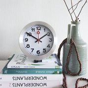 Station Numbers Ø19 cm – Orologio tavolo/parete silenzioso design iconico White | NeXtime