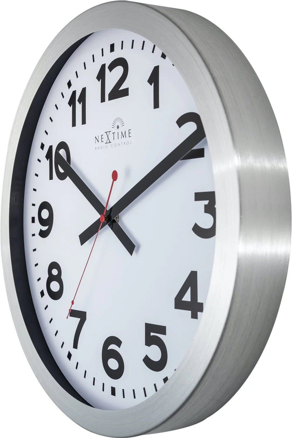 Station Radio Controlled Ø35 cm – Orologio da parete DCF con numeri | NeXtime