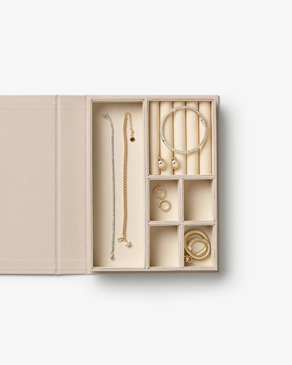 The Bijoux Library – Portagioie effetto libro in tessuto | Printworks