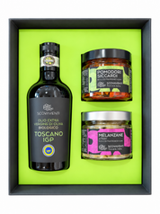 Confezione Regalo Olio EVO Toscano IGP e Conserve Gourmet | Scovaventi