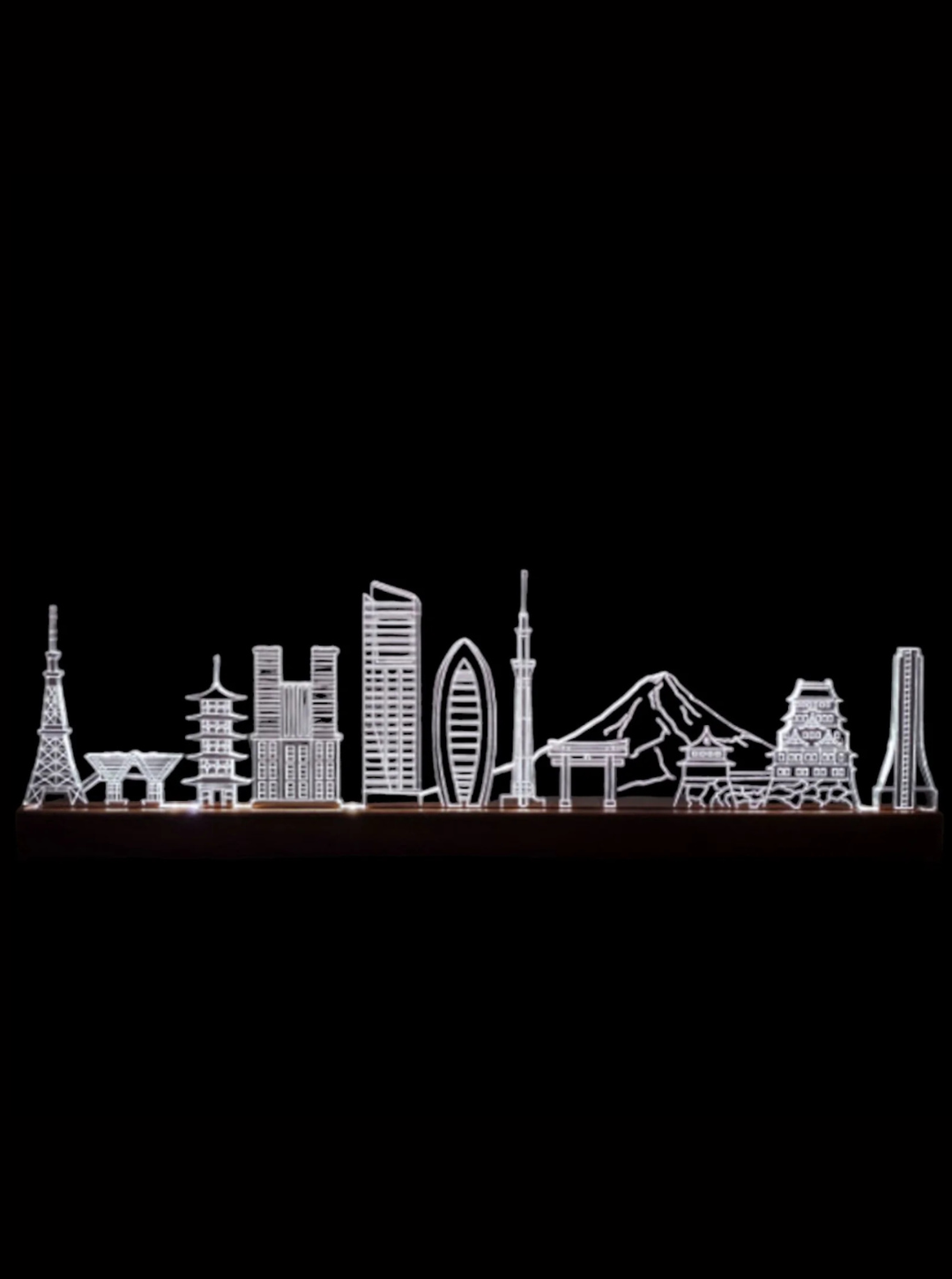 Skylight Lampada Tokyo in Plexiglas e Legno – Design Città SBAM‑Design