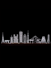 Skylight Lampada Tokyo in Plexiglas e Legno – Design Città SBAM‑Design