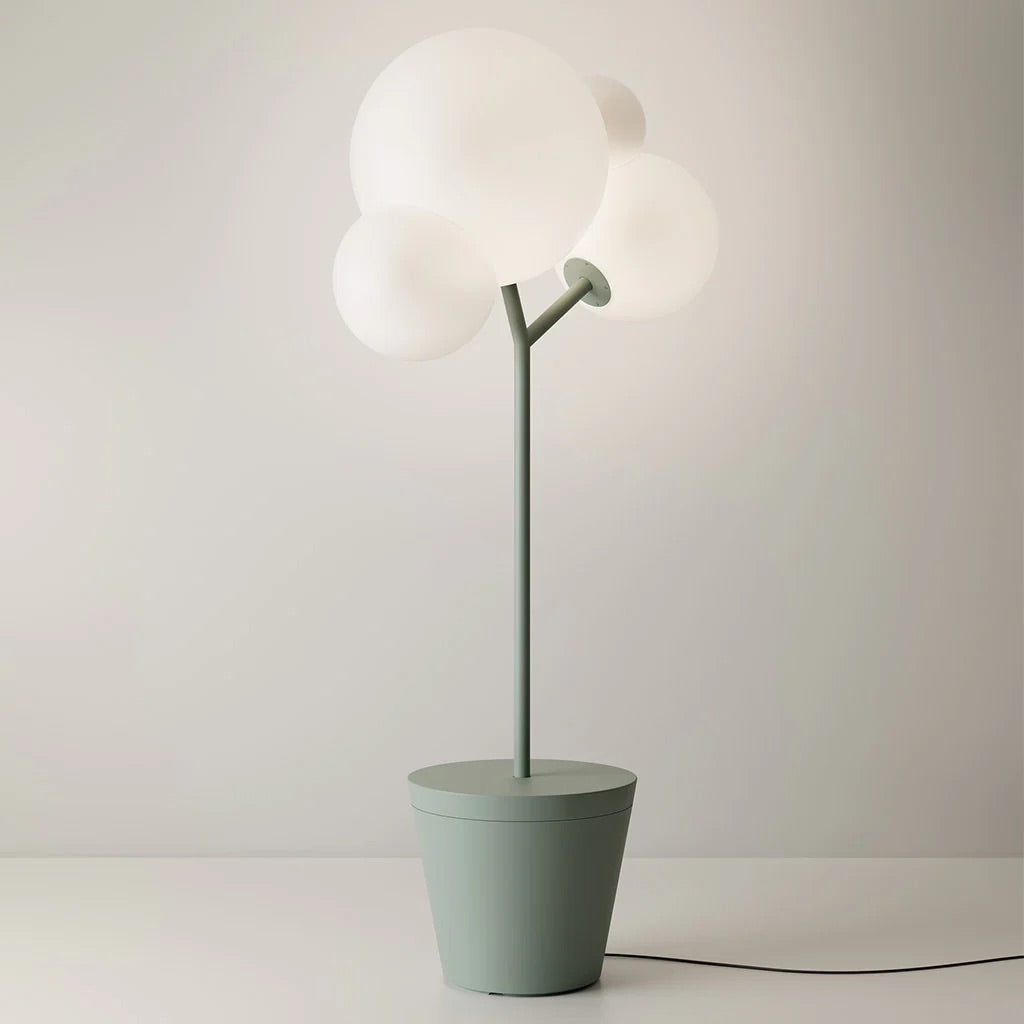 Zafferano Tree of Light – Lampada da Terra Ricaricabile con Luce LED Dimmerabile
