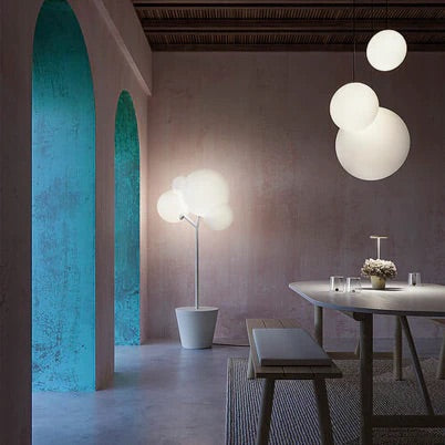 Zafferano Tree of Light – Lampada da Terra Ricaricabile con Luce LED Dimmerabile