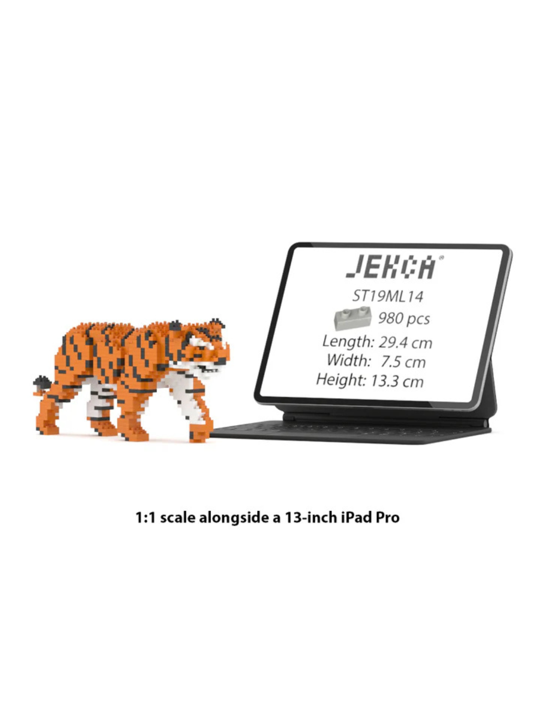 Tiger 01S  Building Block Model – Realistic Construction Set | Jekca