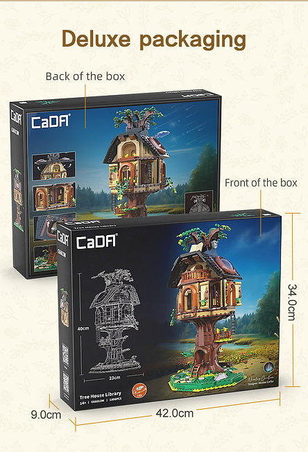 Tree House Library – Set costruzioni casa sull’albero 1808pz. | CaDA