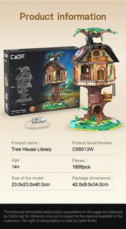 Tree House Library – Set costruzioni casa sull’albero 1808pz. | CaDA
