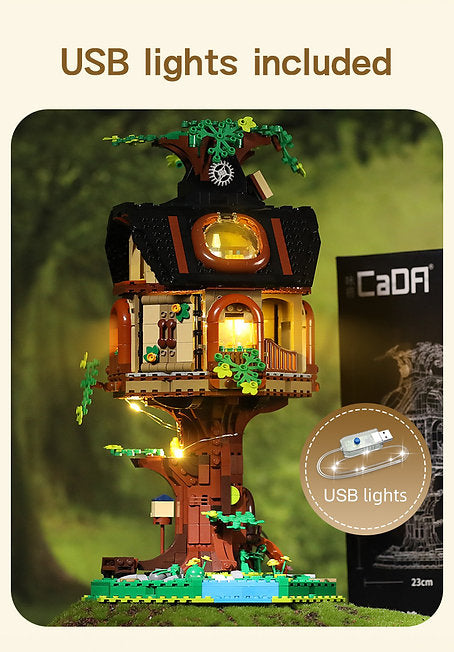 Tree House Library – Set costruzioni casa sull’albero 1808pz. | CaDA