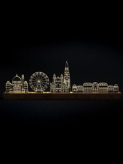 Sbam Design Skylight Vienna – Lampada in plexiglas e legno, design moderno