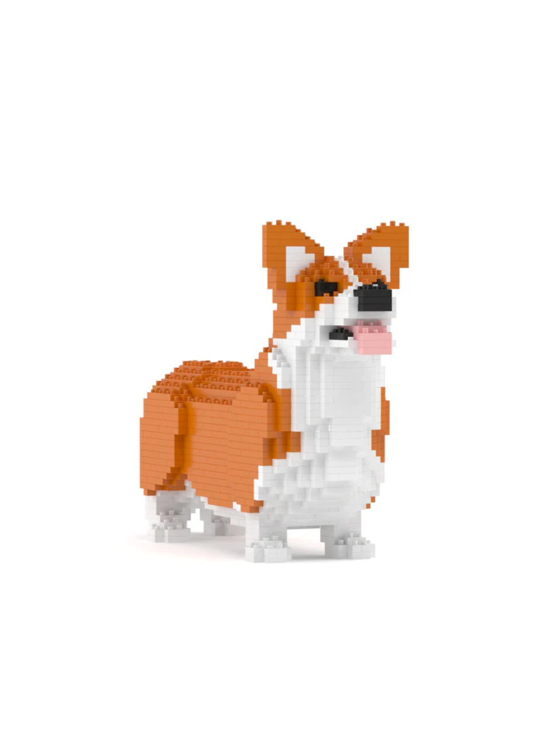 Welsh Corgi 02S-M01 Building Block Model – Realistic Dog Construction Set | Jekca