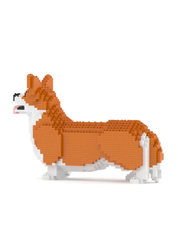 Welsh Corgi 02S-M01 Building Block Model – Realistic Dog Construction Set | Jekca