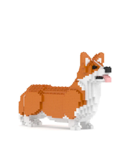 Welsh Corgi 02S-M01 Building Block Model – Realistic Dog Construction Set | Jekca