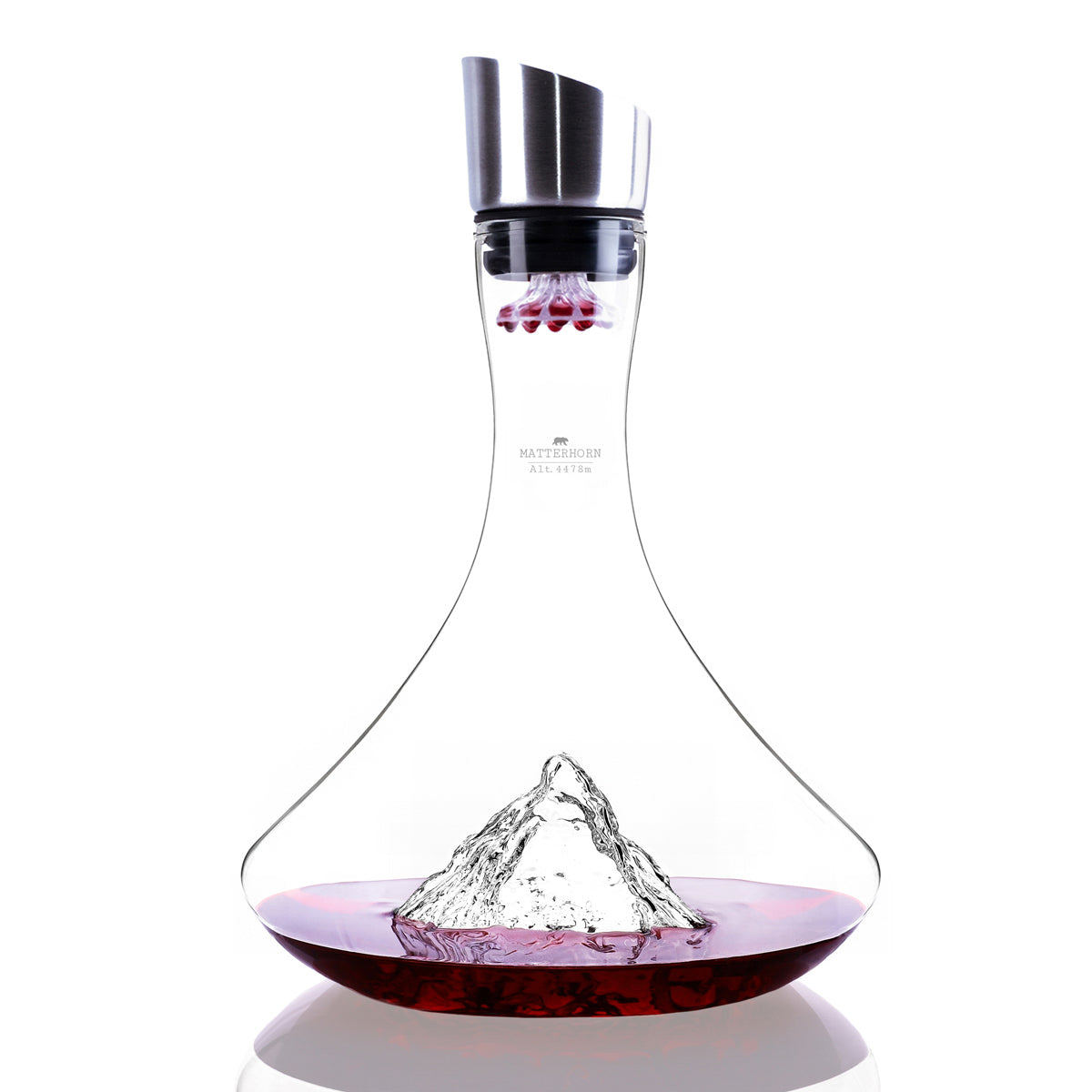 Decanter da Vino TOPOGRAPHIC – Matterhorn 3D | Alaskan Maker