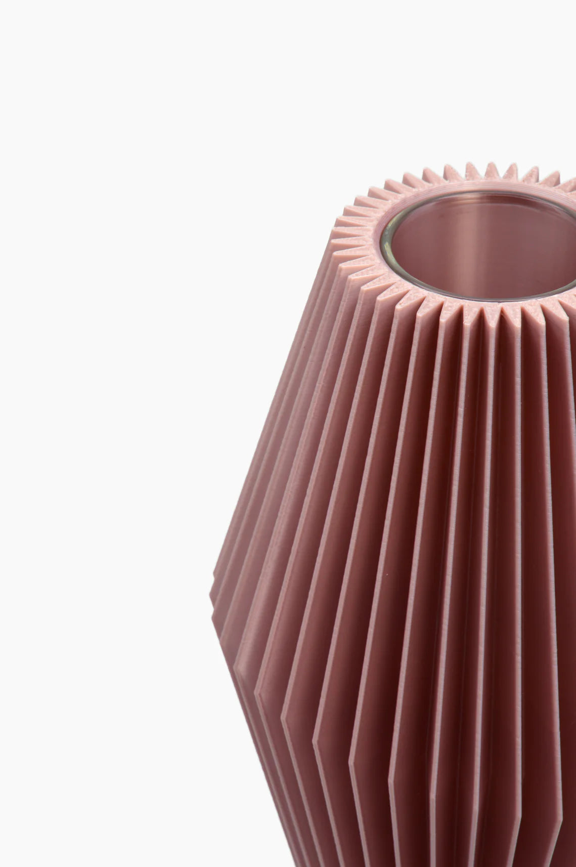 ZAIRA Malva M – Vaso portafiori geometrico | Yliaca