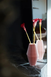 ZAIRA Malva M – Vaso portafiori geometrico | Yliaca