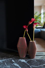 ZAIRA Malva M – Vaso portafiori geometrico | Yliaca
