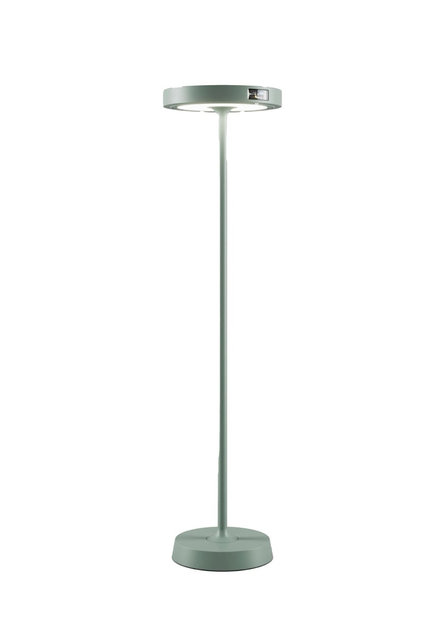 Zafferano Barbell Solar RF – Lampada da Terra Ricaricabile con Telecomando da Esterno