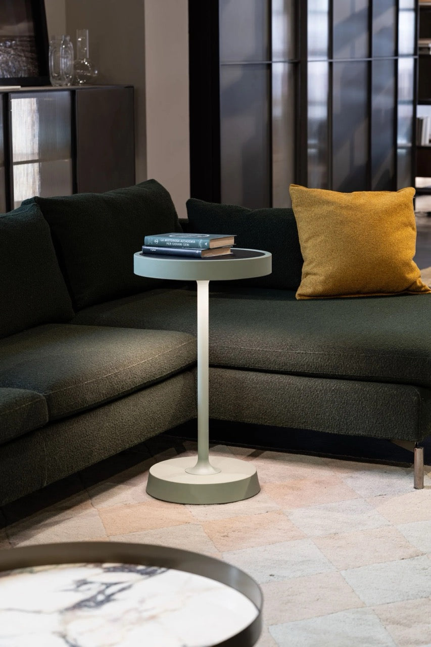 Zafferano Barbell Solar RF – Lampada da Terra Ricaricabile con Telecomando da Esterno
