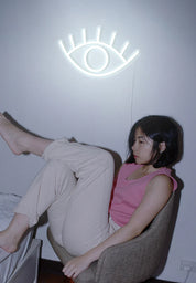 Eye Neon Sign – Insegna Luminosa a LED da Parete con Design Mistico – CandyShock